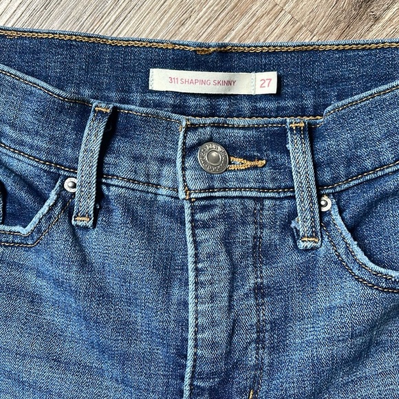 LONG LEVI’S - 311 Shaping Skinny - Size 27 - Picture 5 of 7